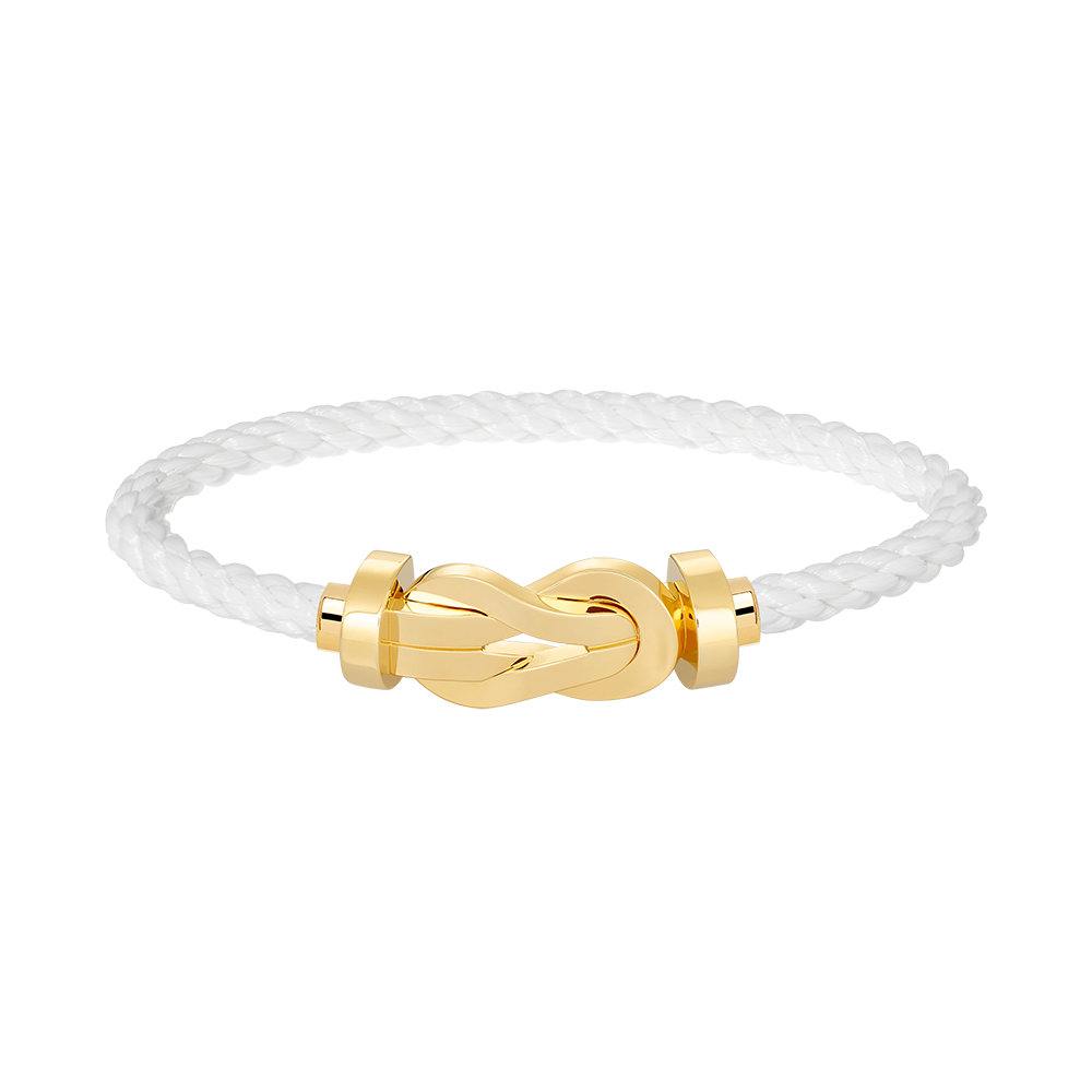 TimiCHANCE LARGE 8 FIGURE BUCKLE NO DIAMOND BRACELET GOLD