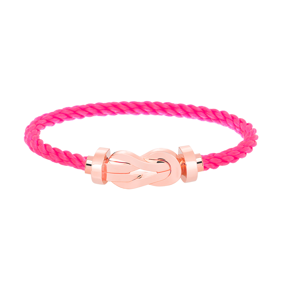 TimiCHANCE LARGE 8 FIGURE BUCKLE NO DIAMOND BRACELET ROSE GOLD