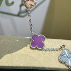 [Timi]New  CLOVER 5 MOTIF VIOLET BRACELET COLLECTION