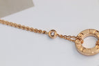 TimiLOVE NECKLACE ADJUSTABLE ROSE GOLD 2 DIAMOND
