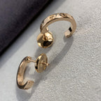 TimiLOVE EARRINGS 2.65MM PINK GOLD