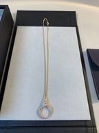 TimiJUSTE NECKLACE PINK GOLD DIAMONDS