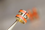 TimiMINI POP H EARRINGS ORANGE