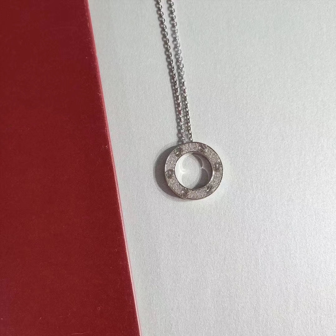 TimiLOVE NECKLACE ADJUSTABLE SILVER