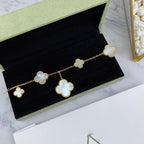 ¡®Timi¡¯MAGIC CLOVER MOP GOLD BRACELET 5 MOTIFS