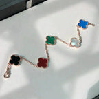[Timi]New CLOVER 5 MOTIFS MULTICOLOR BRACELET