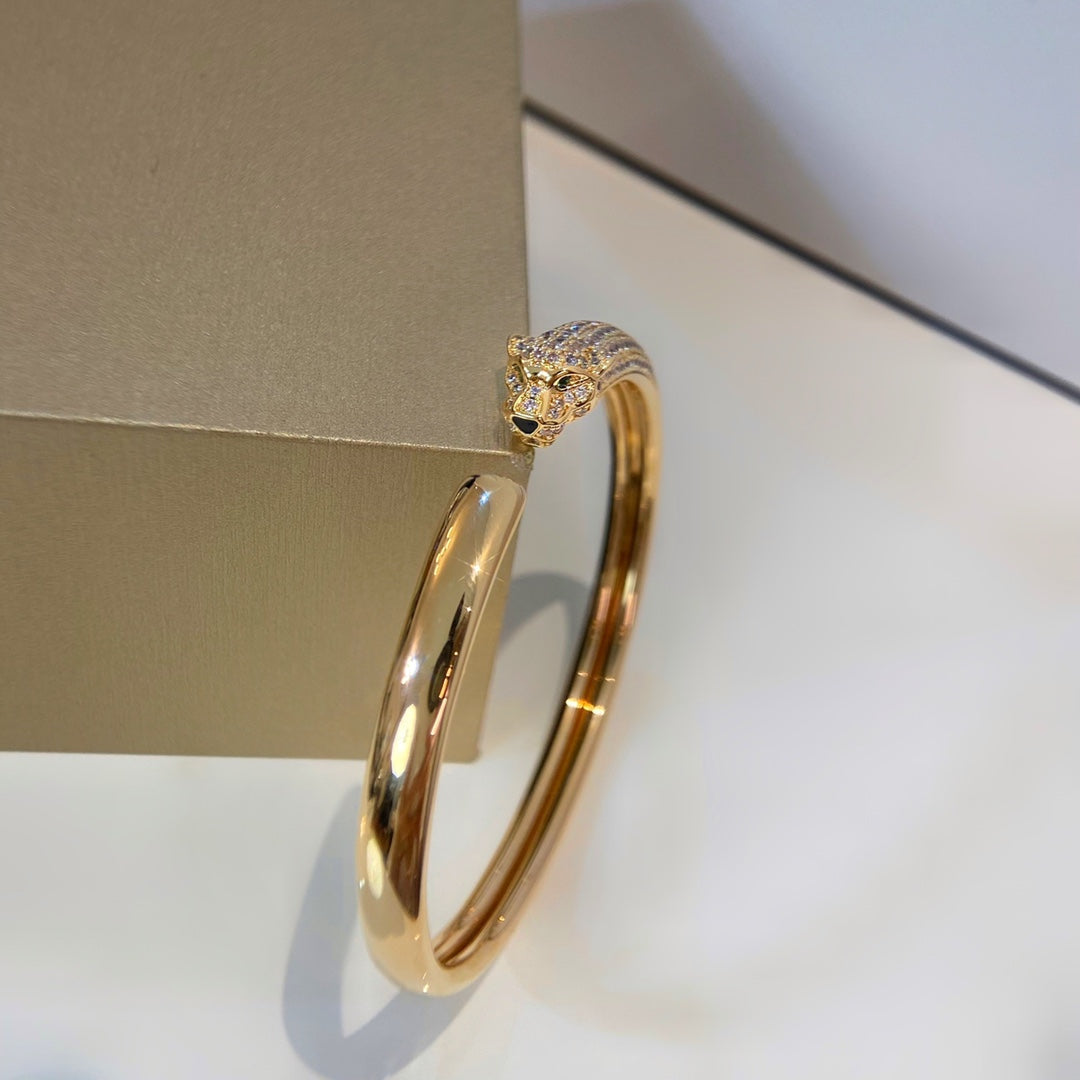 TimiPANTHERE GOLD DIAMOND OPEN BRACELET