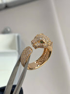 TimiPANTHERE PINK GOLD DIAMOND RING