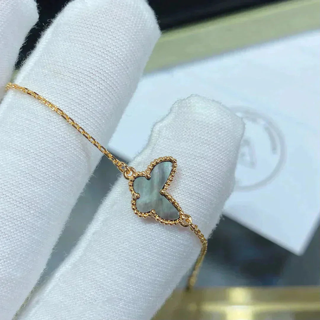 ¡®Timi¡¯BUTTERFLY DARK MOP BUTTERFLY BRACELET