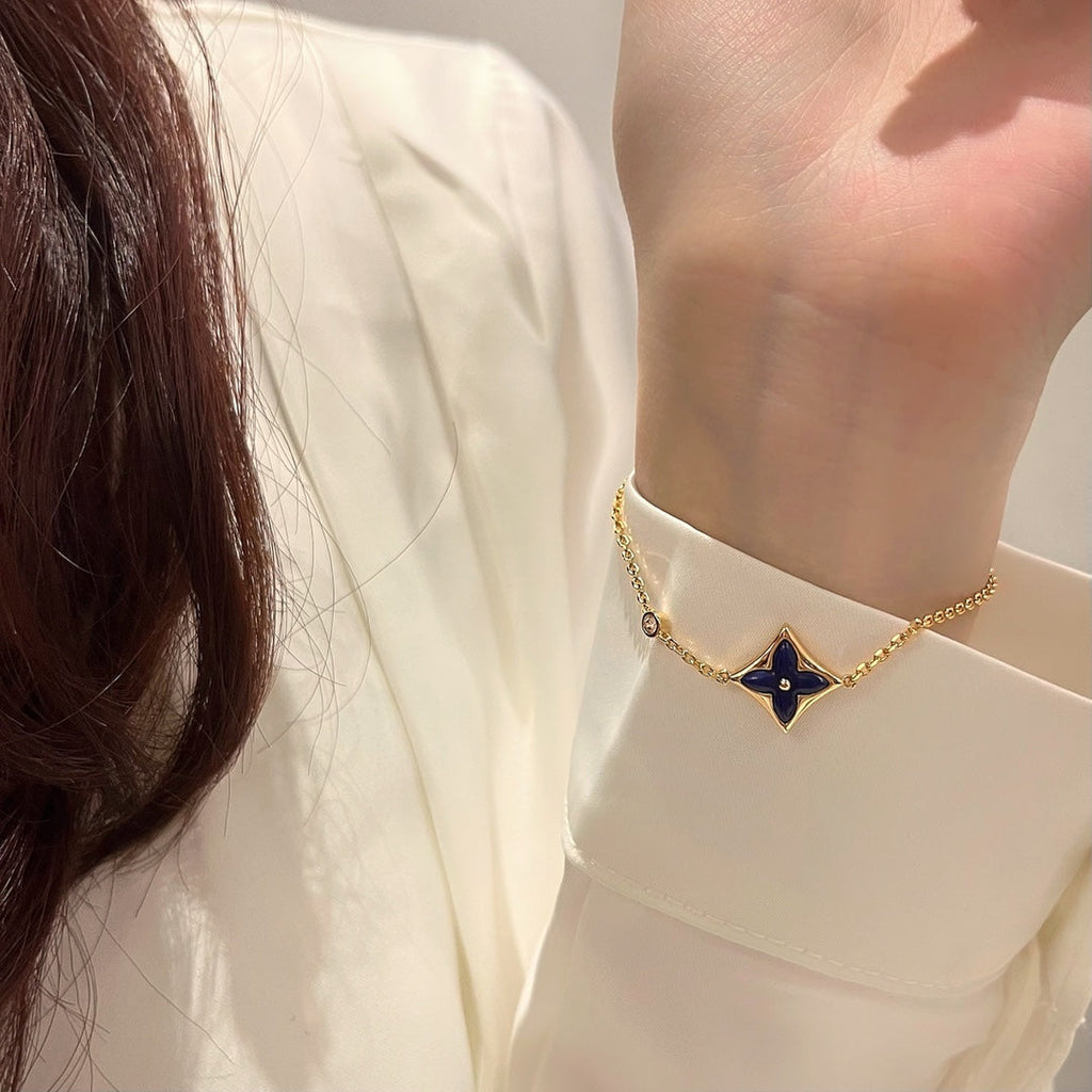 TimiCOLOR STAR PINK GOLD DIAMOND BRACELET