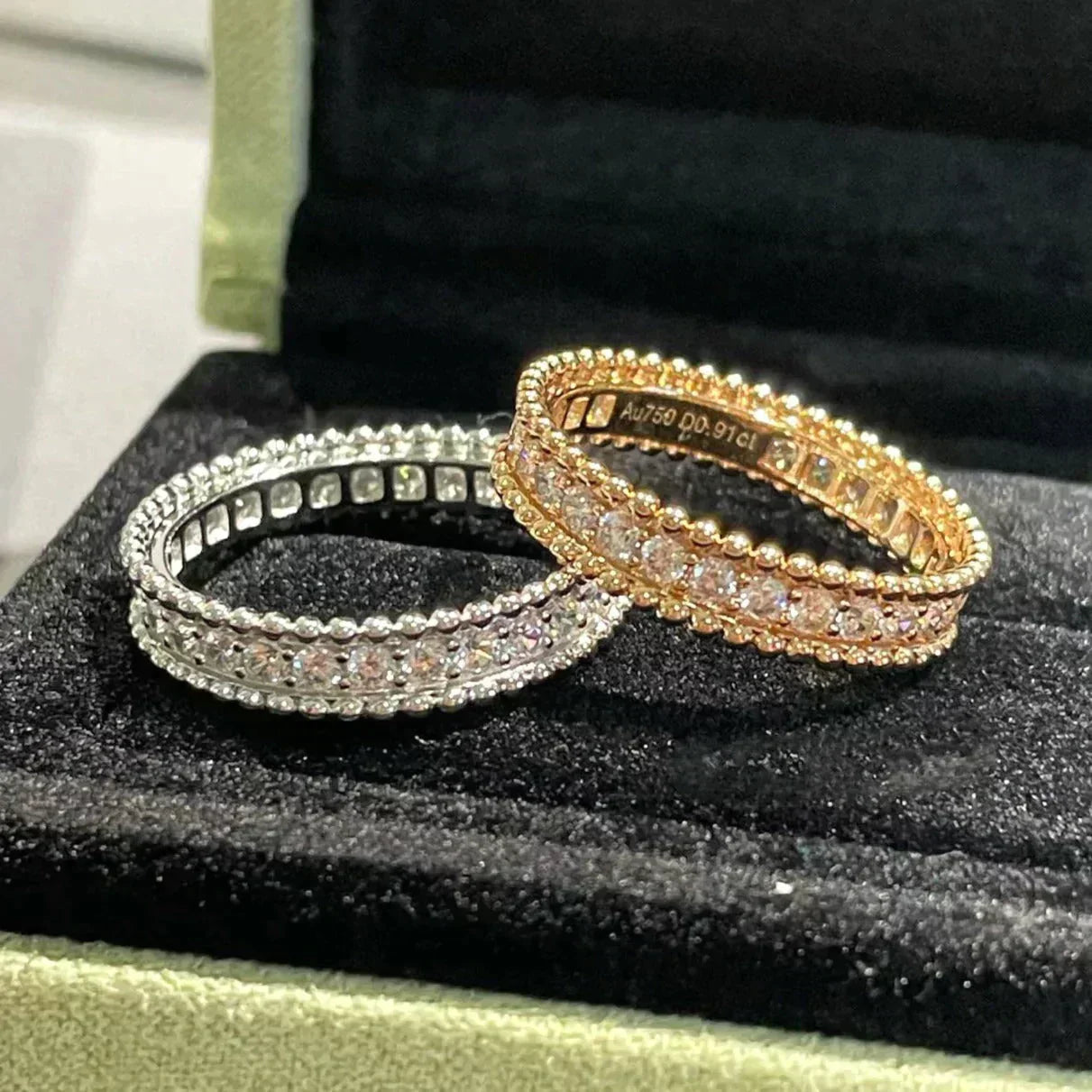 TimiPERLEE DIAMOND ROSE GOLD RING