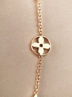 TimiSTAR AND SUN 7 MOTIFS GOLD BRACELET