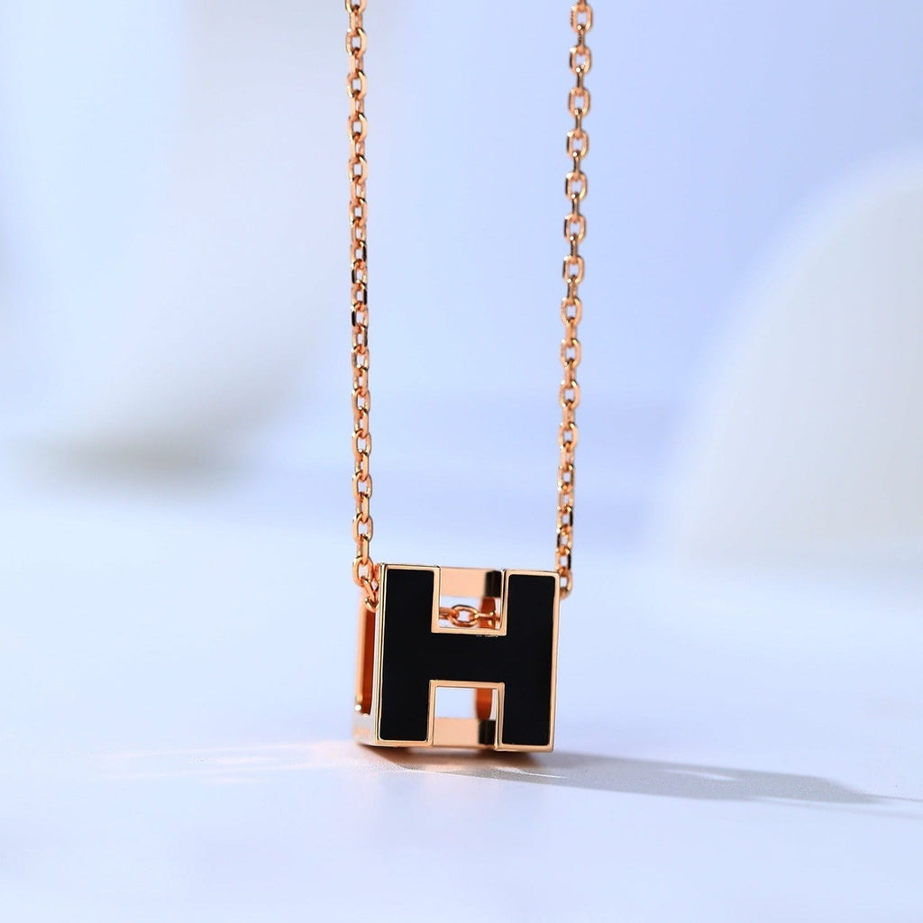 TimiH CAGE PINK GOLD NECKLACE