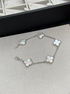 [Timi]New CLOVER WHITE PEARL MOP 5 MOTIF BRACELET COLLECTION