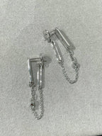 TimiCHAINE CHAOS DIAMOND DROP EARRINGS