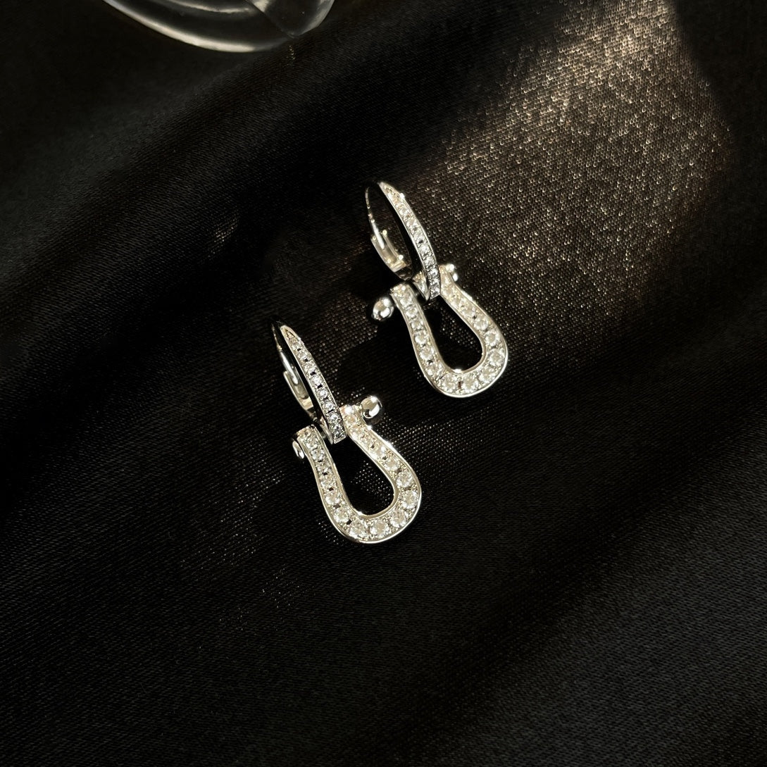 TimiFORCE 10 FULL DIAMOND DROP EARRINGS MEDIUM MODEL