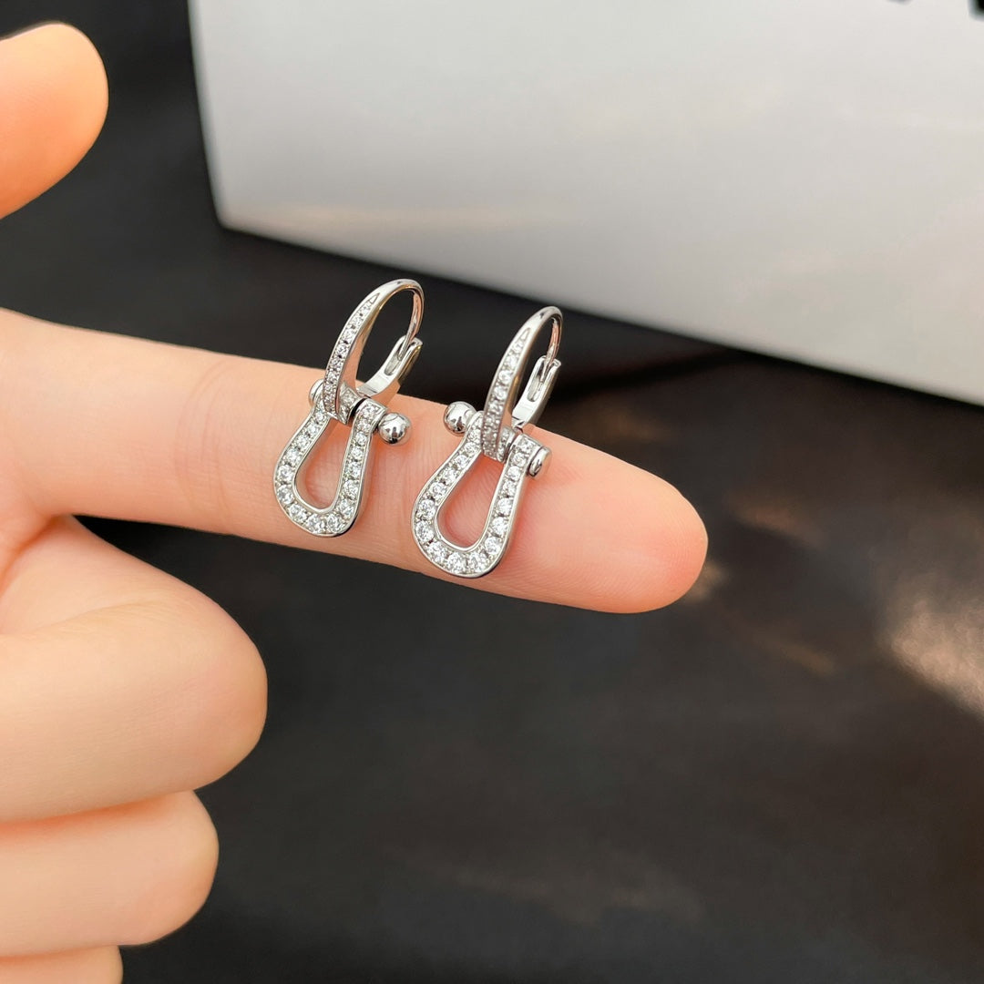 TimiFORCE 10 FULL DIAMOND DROP EARRINGS MEDIUM MODEL