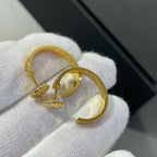 TimiLOVE DIAMOND GOLD HOOP EARRINGS