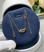 TimiFORCE 10 DIAMOND PINK GOLD NECKLACE