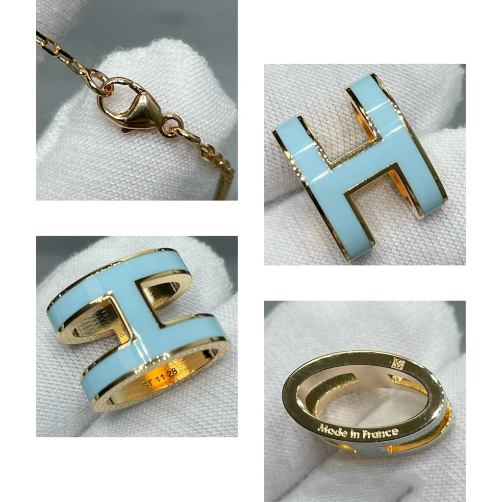 TimiPOP H SKY BLUE NECKLACE