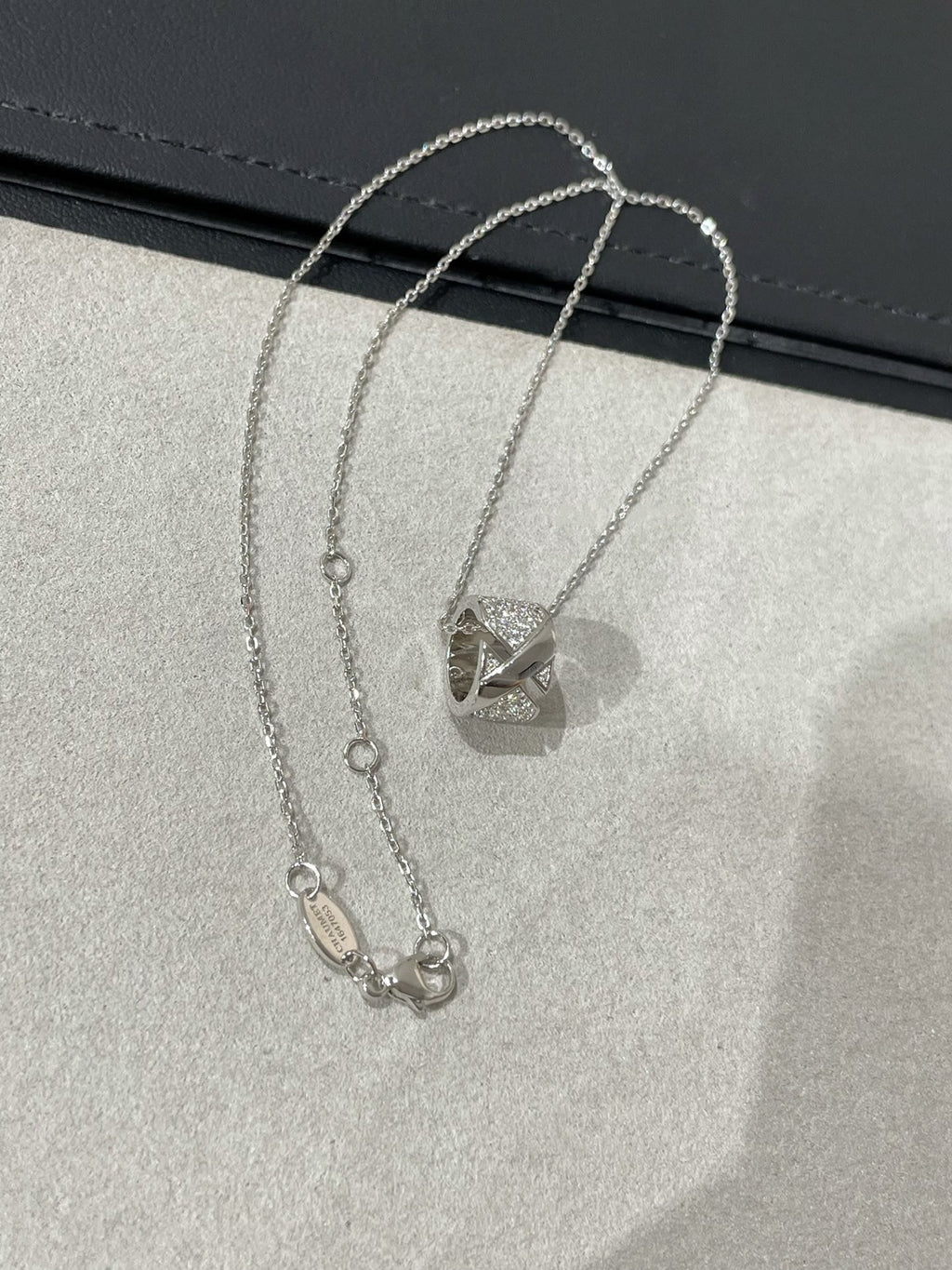 TimiLIENS EVIDENCE DIAMOND PAVED NECKLACE