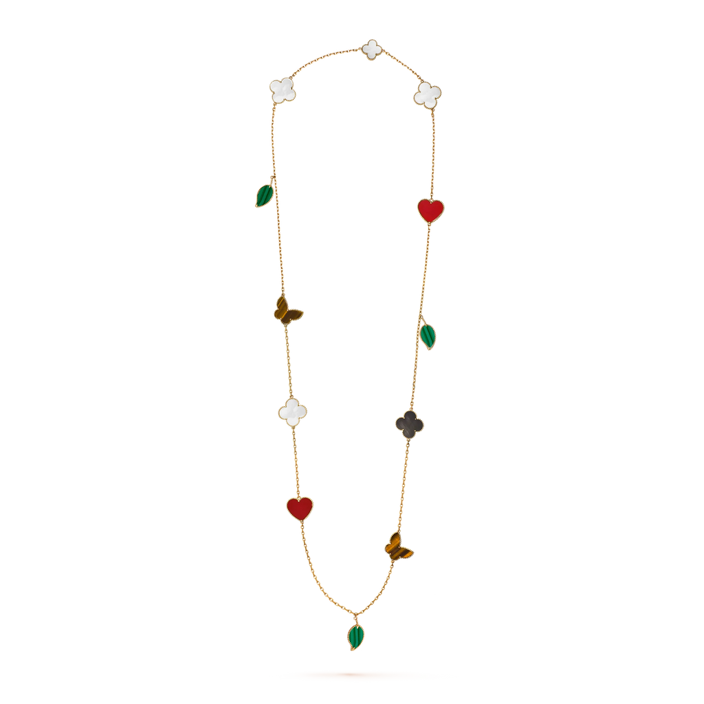 [Timi] Lucky Alhambra Long Necklace-12 Designs