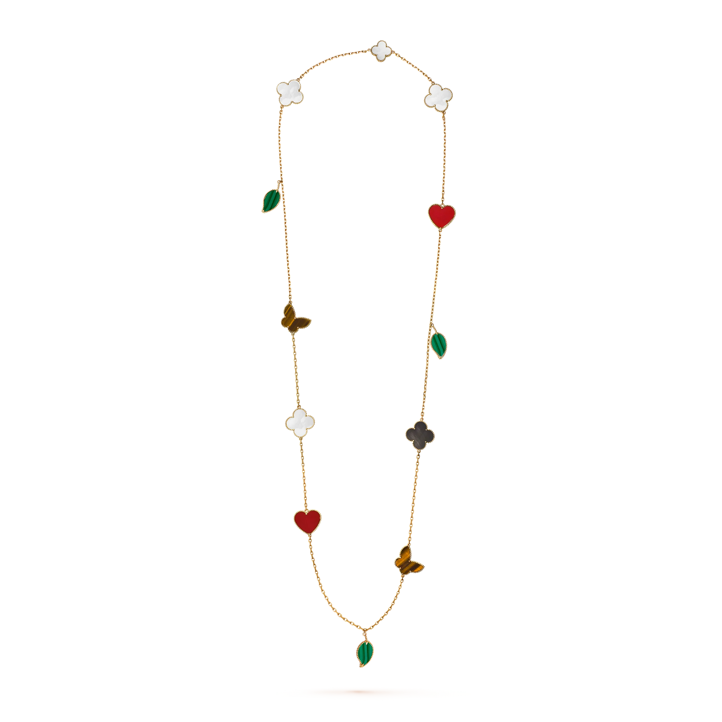 [Timi] Lucky Alhambra Long Necklace-12 Designs