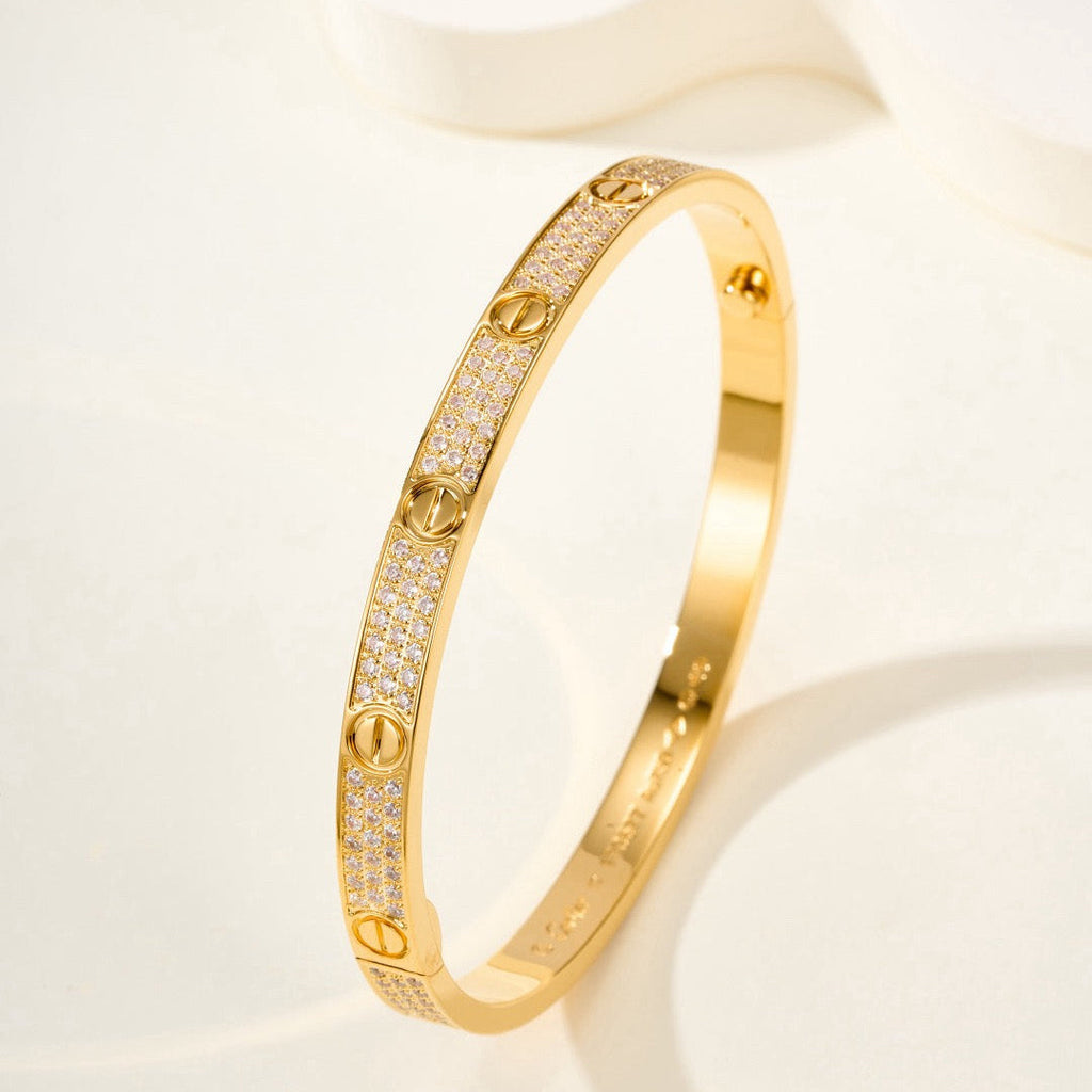 ¡®Timi¡¯LOVE BRACELET 4.8MM DIAMOND-PAVED
