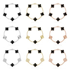 [Timi]New  CLOVER 5 MOTIF PULSAR STONE BRACELET COLLECTION