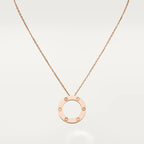 TimiLOVE NECKLACE 16MM 3 DIAMONDS