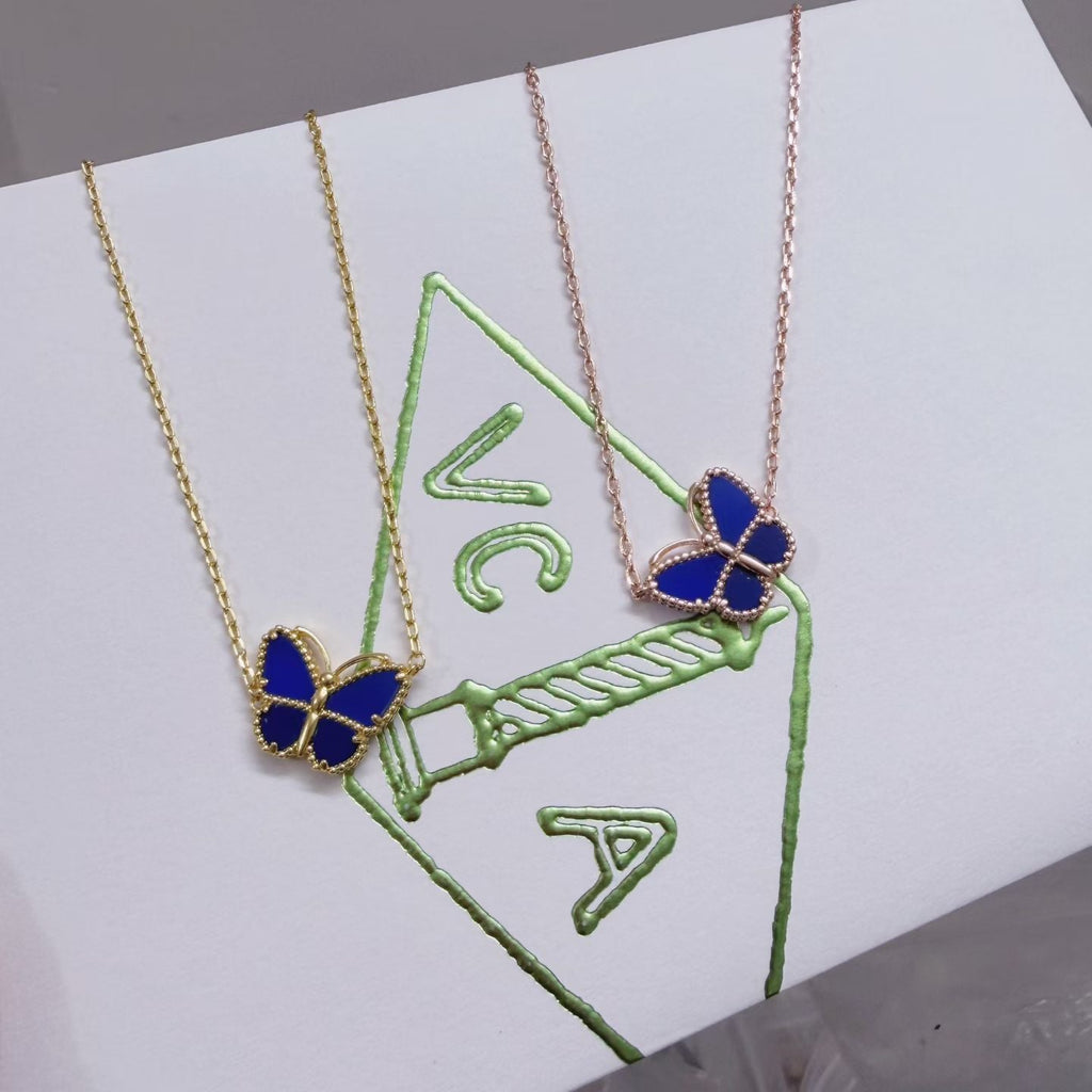 [Timi] 2026 BUTTERFLY BLUE   NECKLACE