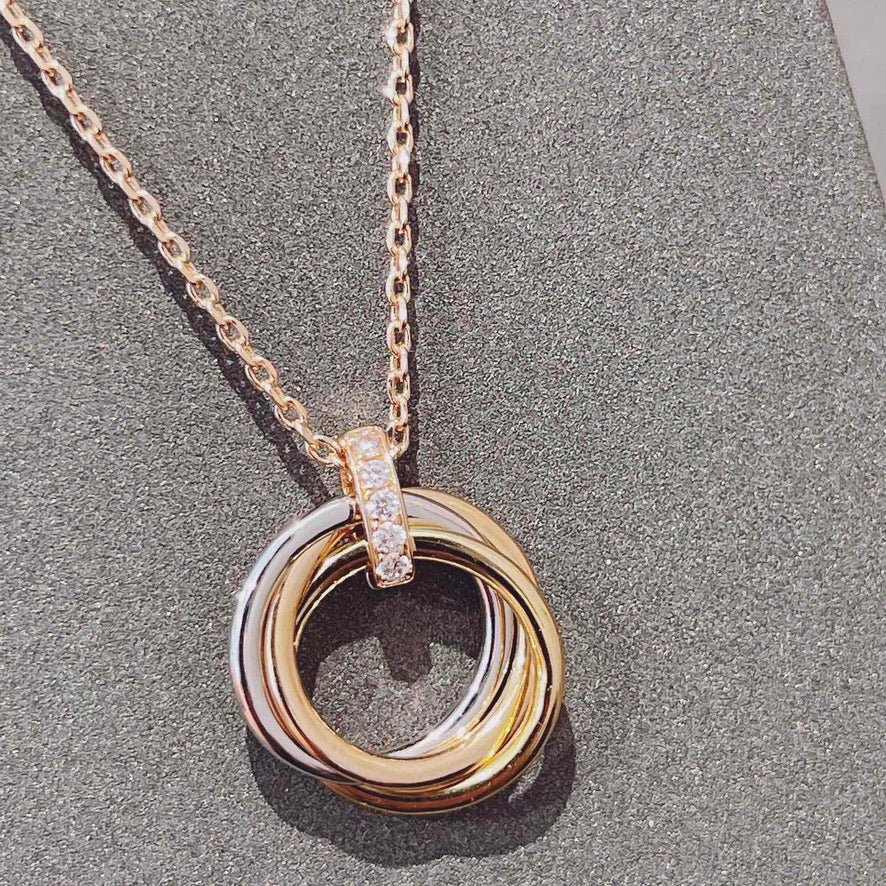 TimiTRINITY NECKLACE GOLD  DIAMONDS