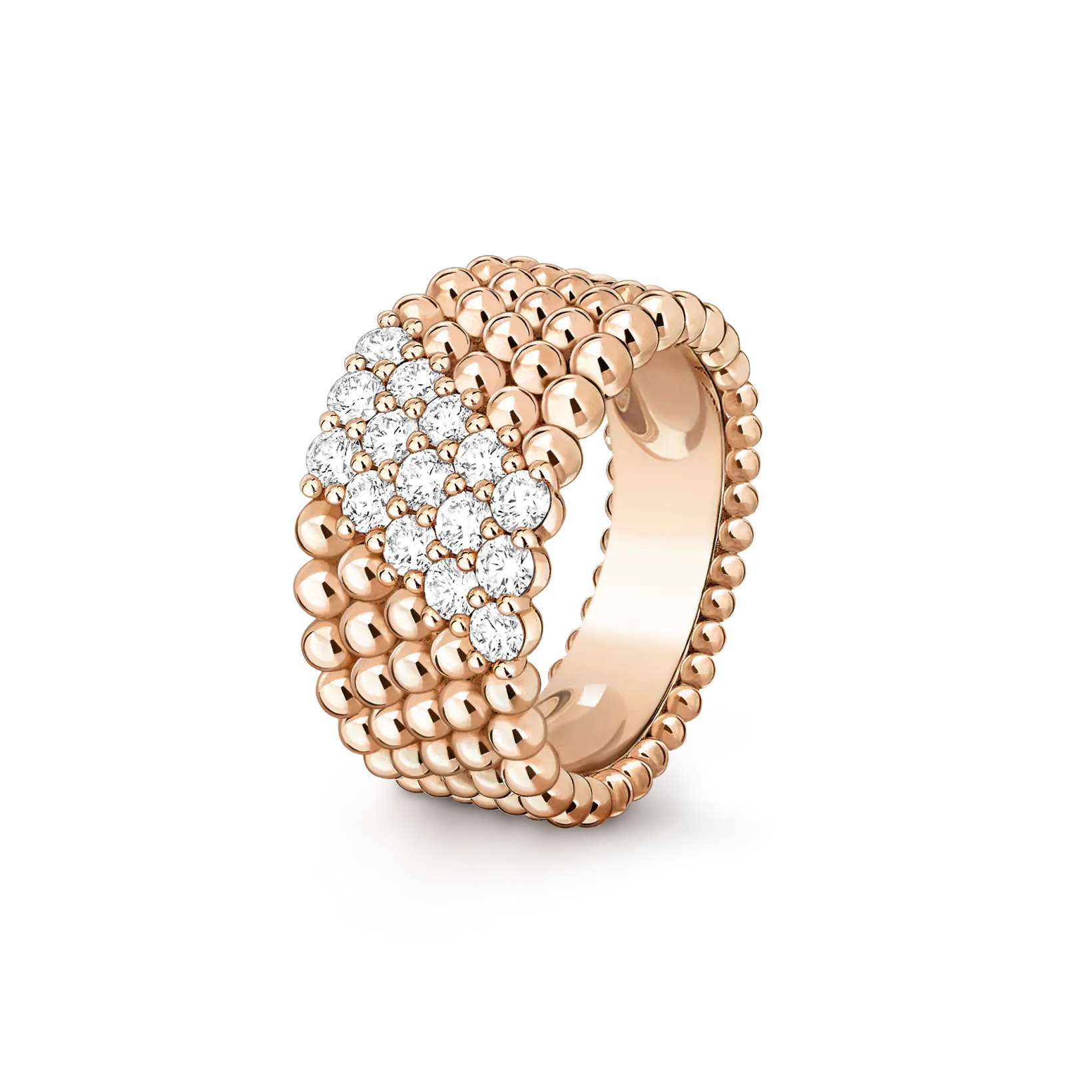 [Timi]  PERLEE DIAMOND RING ,5-ROW DIAMOND-SET DESIGN