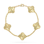 [Timi] CLOVER 5 MOTIF LASER BRACELET COLLECTION