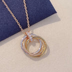 TimiTRINITY NECKLACE GOLD  DIAMONDS
