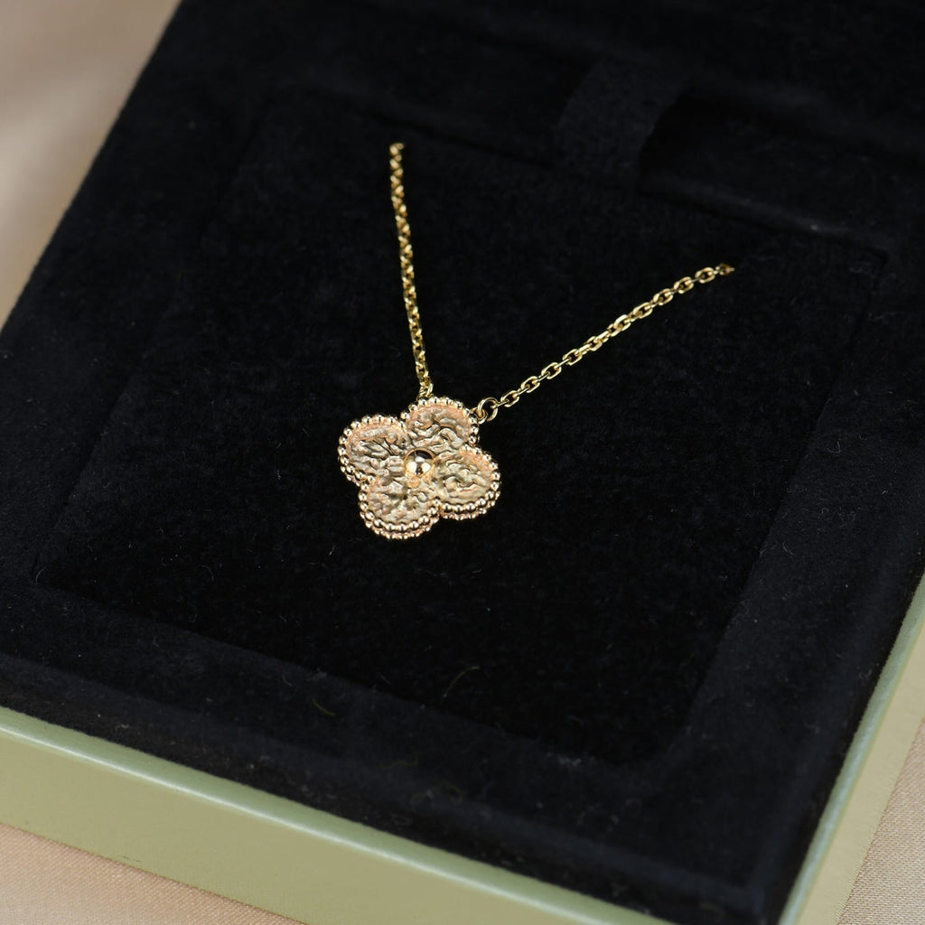 TimiCLOVER 15MM  BRONZING NECKLACE