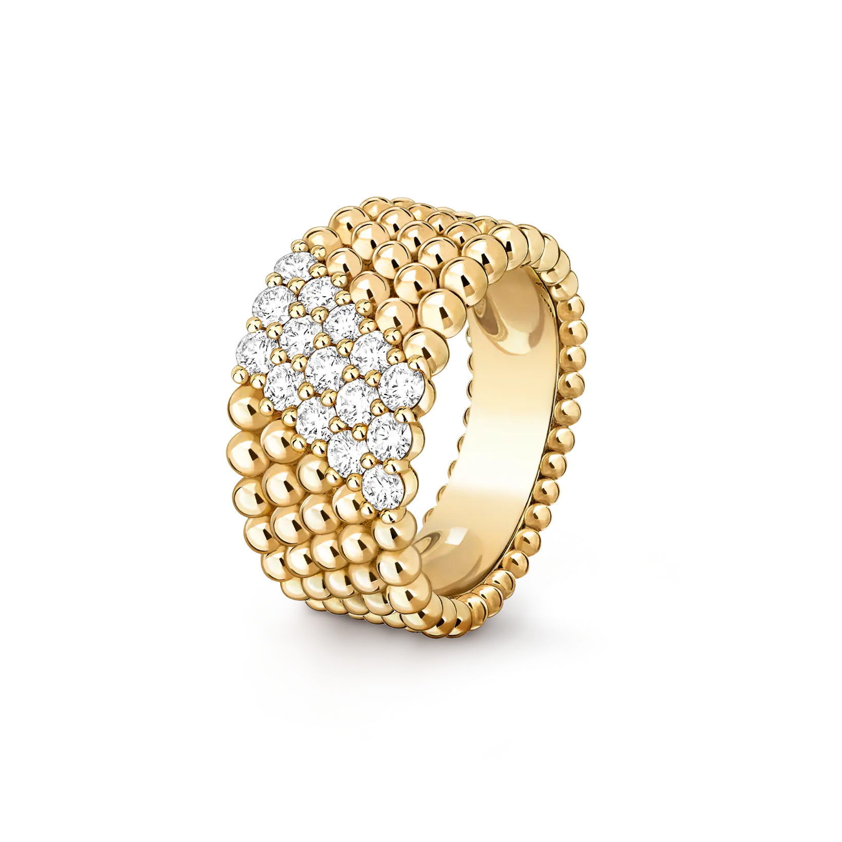 [Timi]  PERLEE DIAMOND RING ,5-ROW DIAMOND-SET DESIGN