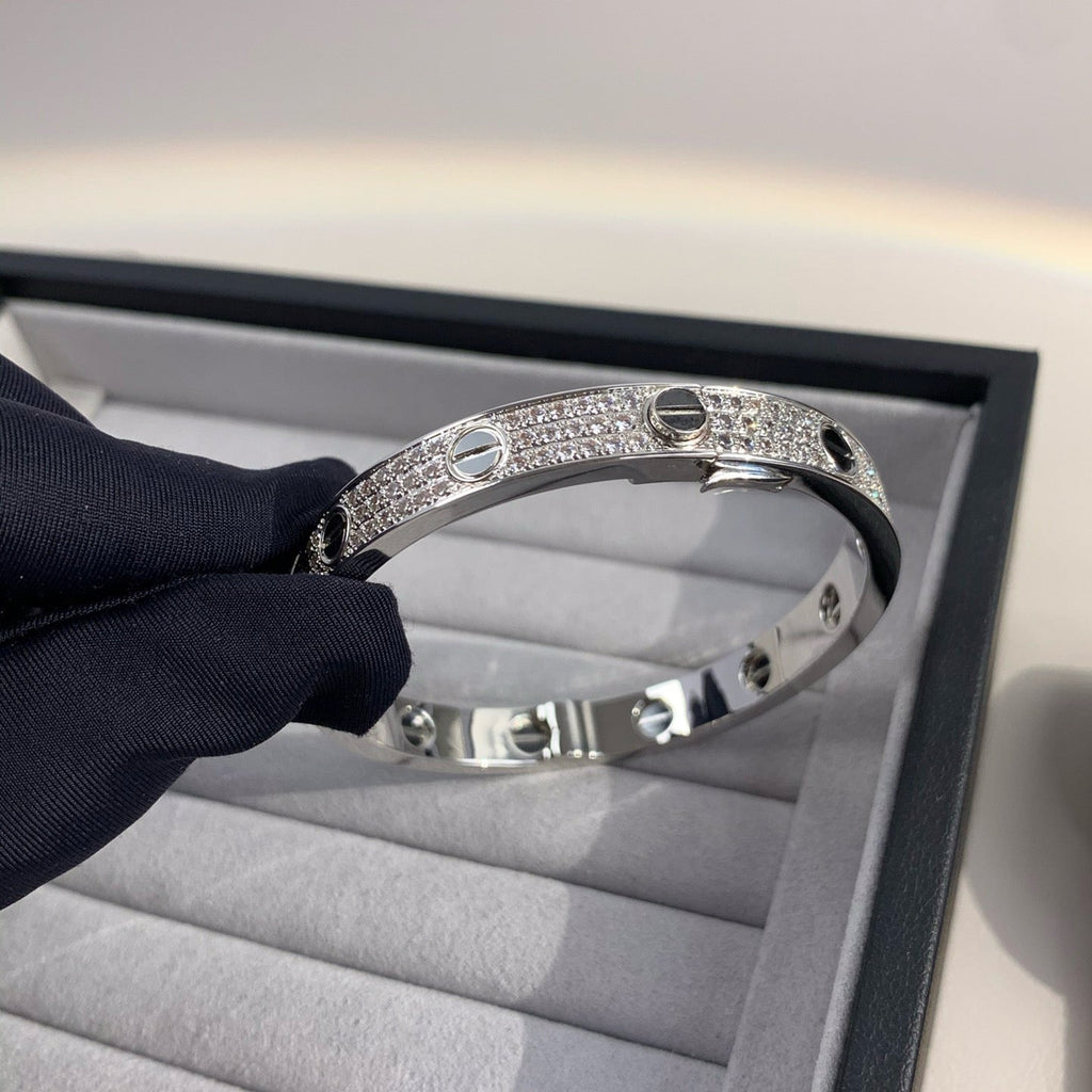 TimiLOVE BRACELET 6.1MM DIAMOND-PAVED CERAMIC