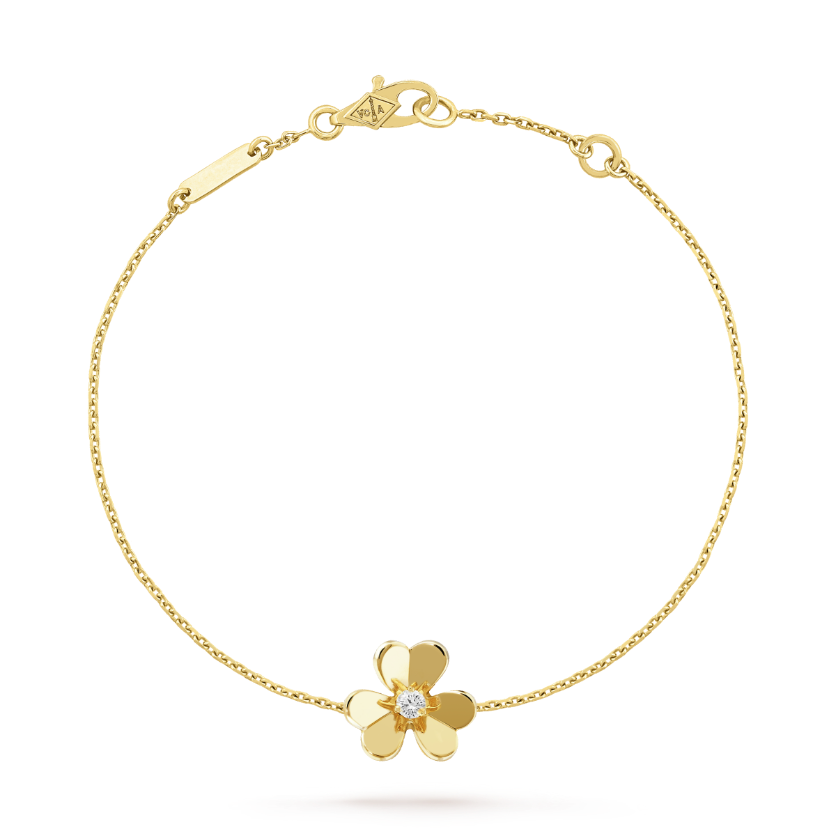 ¡®Timi¡¯FRIVOLE GOLD FLOWER PINK MALACHITE BRACELET