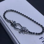 TimiFORCE  LARGE HORSESHOE FULL DIAMOND TENNIS BRACELET