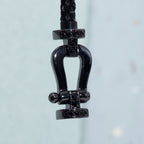 TimiFORCE LARGE SERIES HORSESHOE BLACK SAMURAI BRACELET
