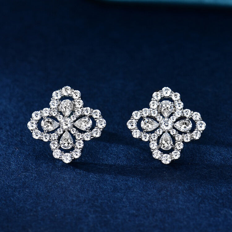 TimiLOOP EARRINGS FULL MOTIF DIAMOND 16MM