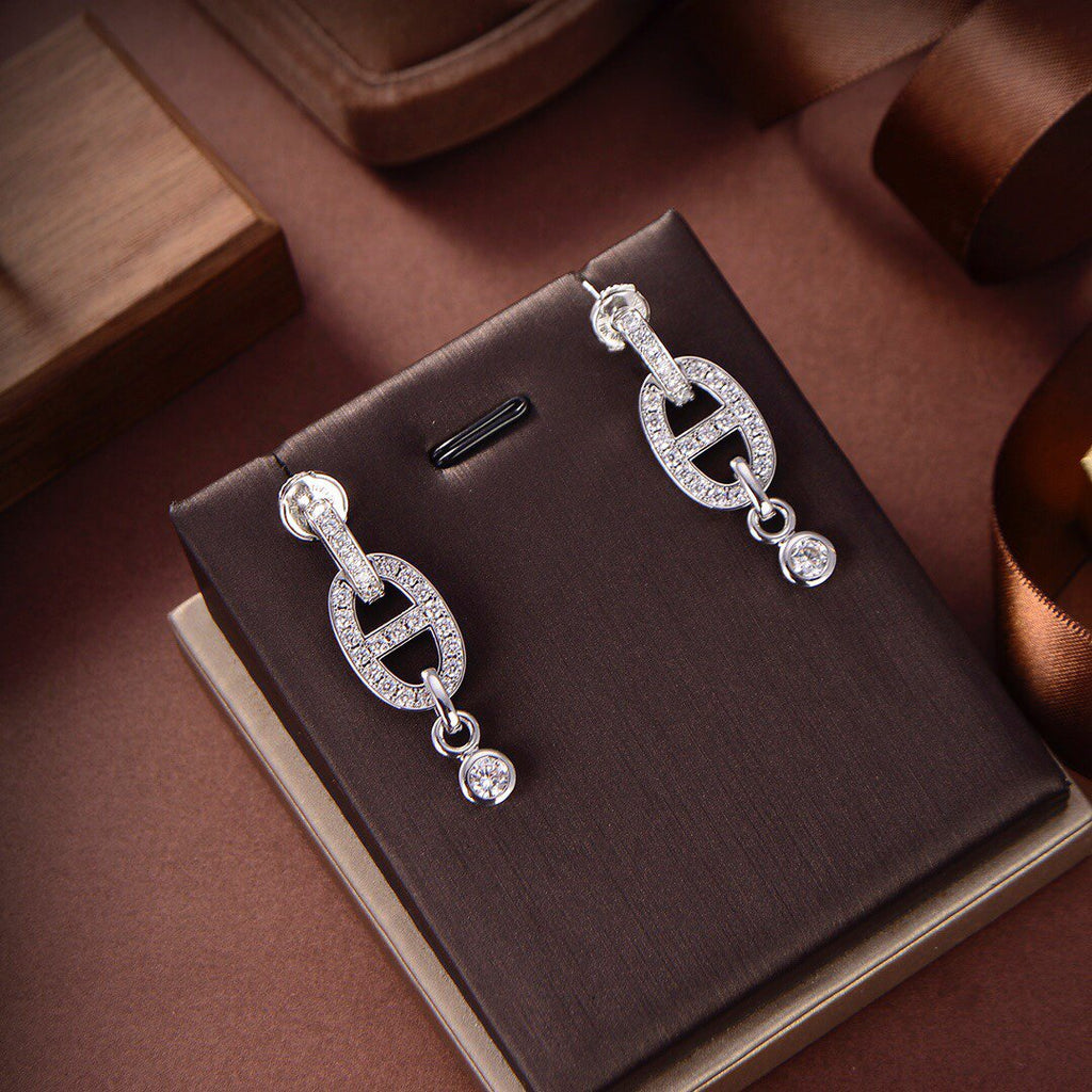 TimiHM CHAINE DIAMOND EARRINGS