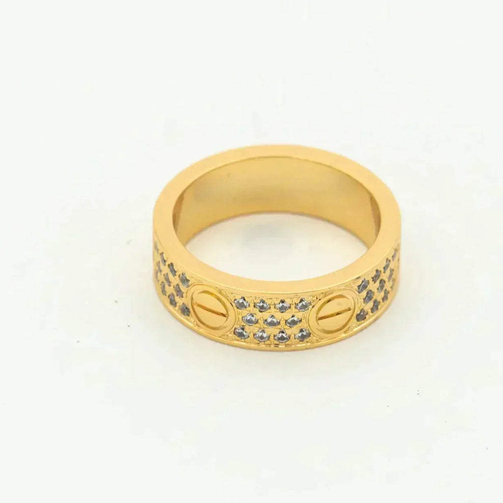 TimiLOVE RING 5.5MM DIAMONDS PAVED
