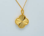 TimiCLOVER 25MM PEDANT NECKLACE GOLD