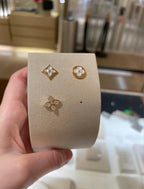 TimiSTAR BLOSSOM STUD EARRINGS PINK GOLD DIAMONDS