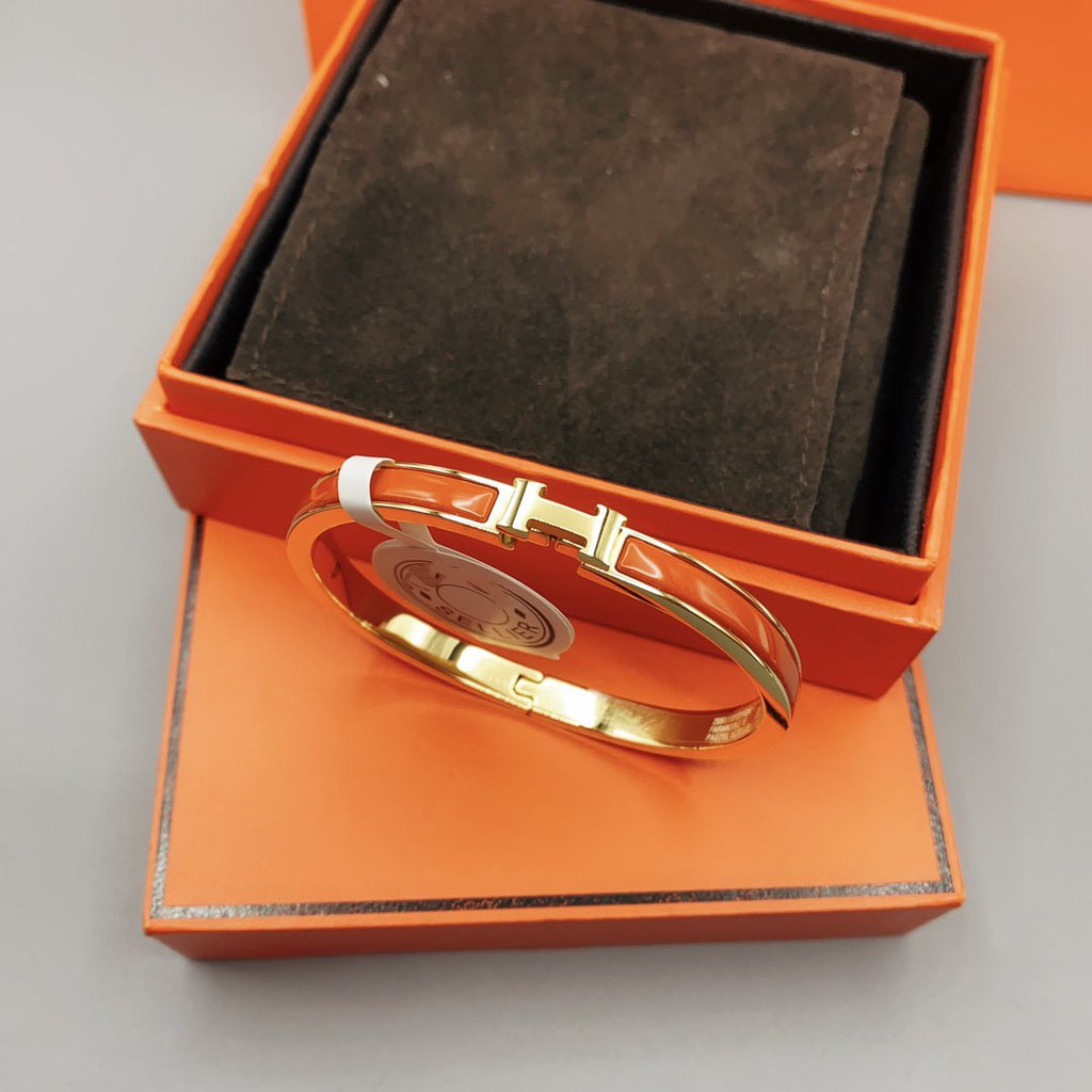 TimiCLASSIC HM CLIC RED 8MM ENAMEL BRACELET