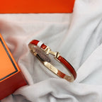 TimiCLASSIC HM CLIC RED 8MM ENAMEL BRACELET