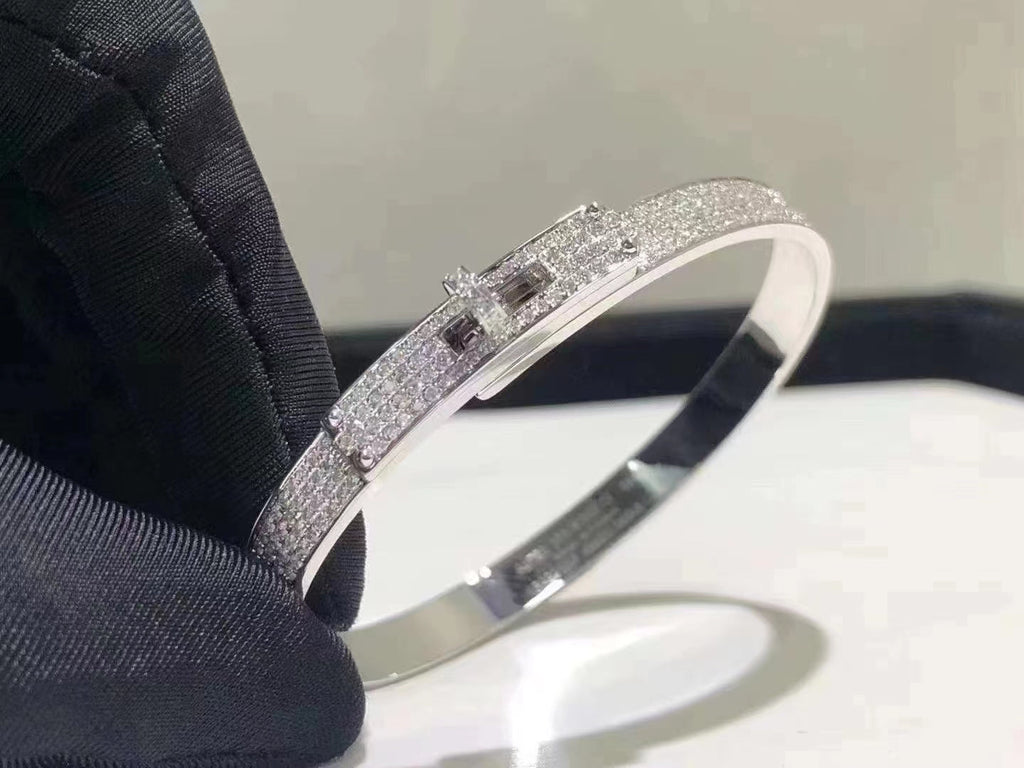 TimiHM KELLY BRACELET IN SILVER AND FULL PAVE DIAMOND