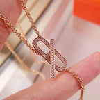 TimiHM FIRE PIG NOSE NECKLACE TRENDY STREET